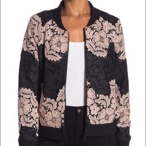 Lace Bomber Jacket